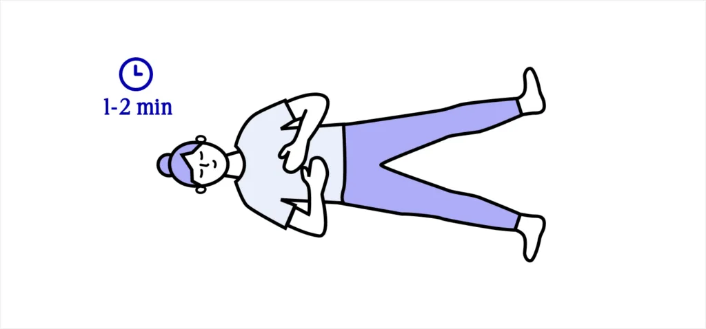 Illustration. Respiration profonde et relaxation